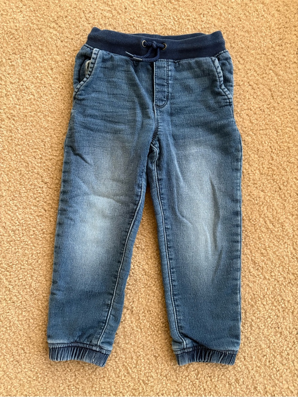 OshKosh B'gosh Washed Blue Pull-On Jogger Jeans for Kids